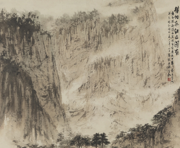 《待細(xì)把江山圖畫》100×111.5cm，1961年
